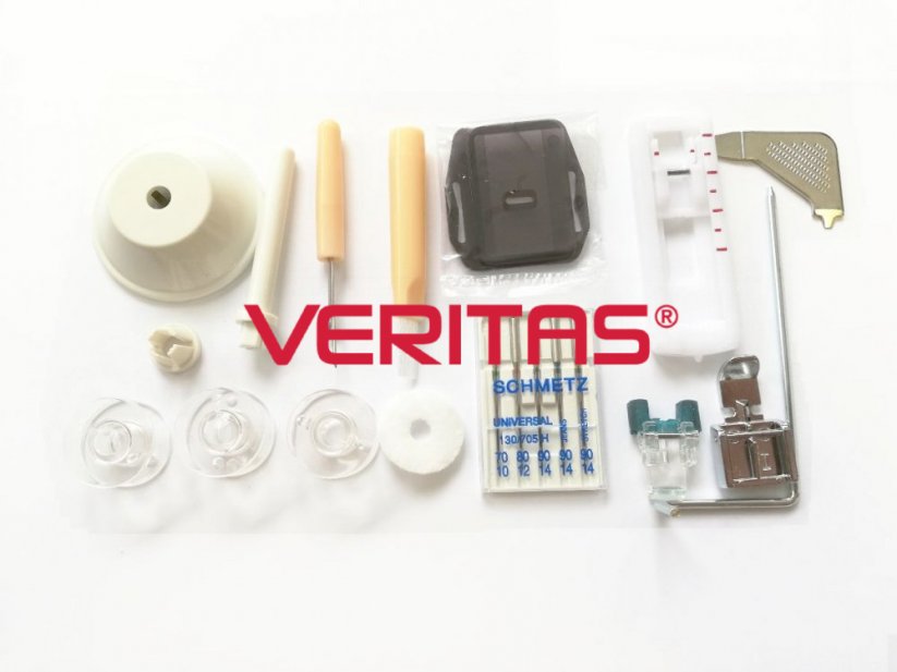 Šicí stroj Veritas Laura - příslušenství v základní výbavě stroje