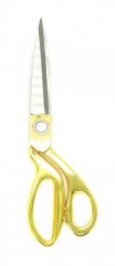 Krejčovské nůžky Green Well Cutting - zlaté (24 cm)